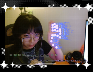 Hand-tracking visual effects project snapshot